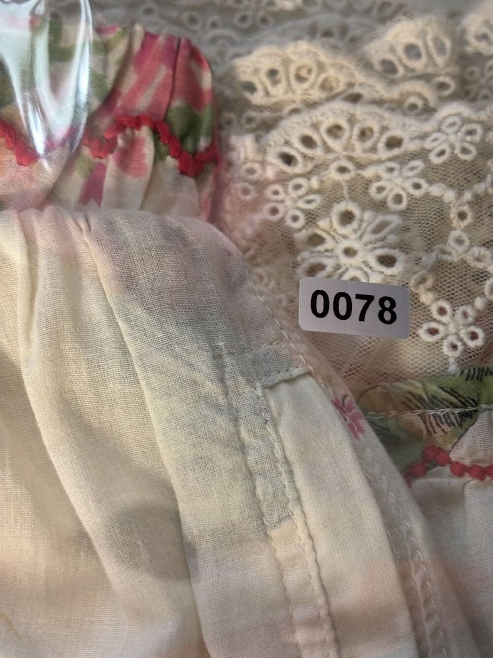 Intimately Free People Vintage Floral Lounge Pants With Lace Hem Elastic Waist - Picture 16 of 16